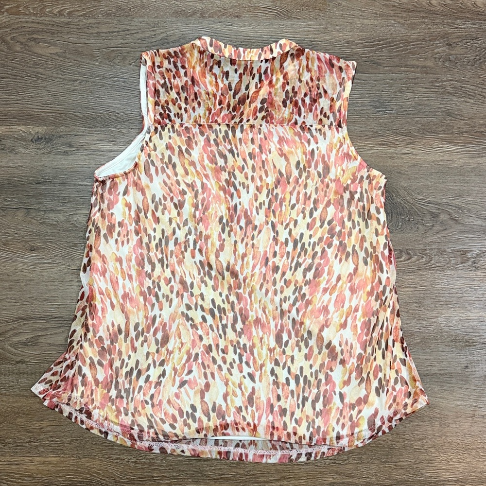 Ava & Grace Multicolor Sleeveless Blouse - Picture 7 of 8